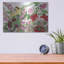 «Warbler With Frog» par Carissa Luminess, art mural en métal-1121703626