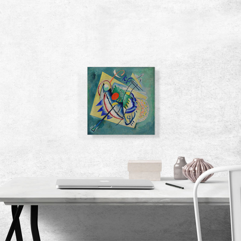«Red Oval 1920» par Wassily Kandinsky, reproduction d'art sur toile tendue, H 12 po x l 12 po x P 1,5 po