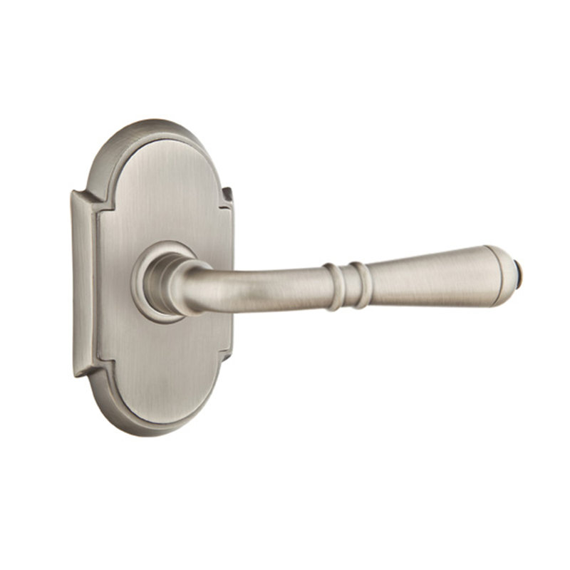 Levier de porte avec rosette Turino, Gauche, Nickel antique