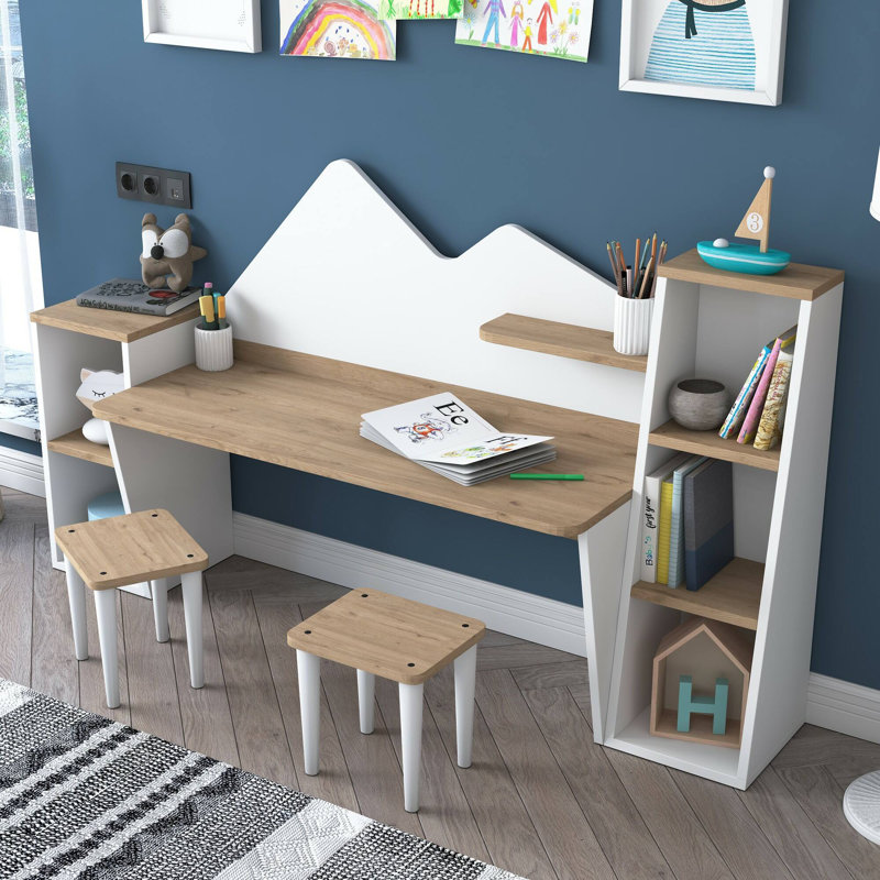 Elodie 180cm Writing Desk Chair Set
