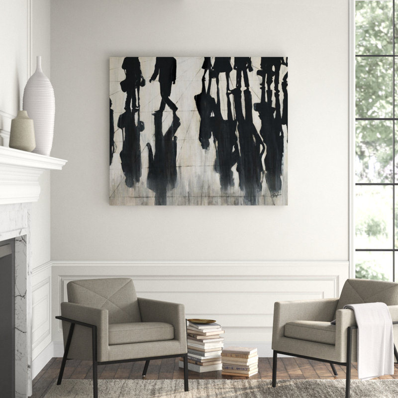 5 O'Clock Shadows Print, Image Brush Gel, 50" H x 60" W