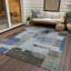 Tapis bleu intérieur / extérieur lavable à la machine Segin ACN1116-109484667