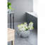 Jardinière en ciment 14,2 x 7,9 x 7,9 po, intérieur / extérieur