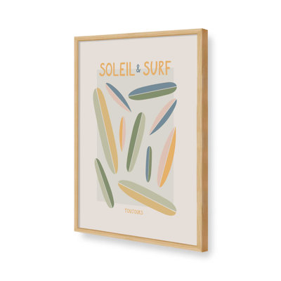 «Soleil Surf Toujours» par Garima Dhawan, reproduction d'art sur toile