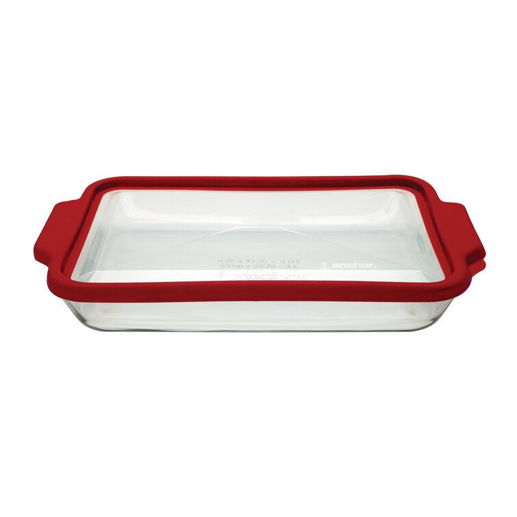 9x13 Casserole Dish Rectangular Baking Dish Pan Glass Oven Bakeware 1  Piece, 3QT 76440675269