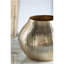 Vase en aluminium, élégant vase de table