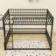 Metal Bunk Bed With Guardrails And Slats-803547256-803547262