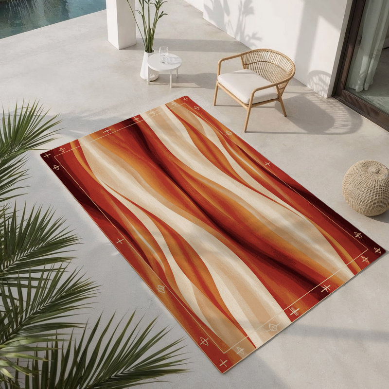Tapis intérieur et extérieur Mirage Rapture, Rectangle 9 pi x 12 pi