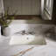 Iron Plains®Trough Rectangle Dual Mount Bathroom Sink with Overflow-557951693