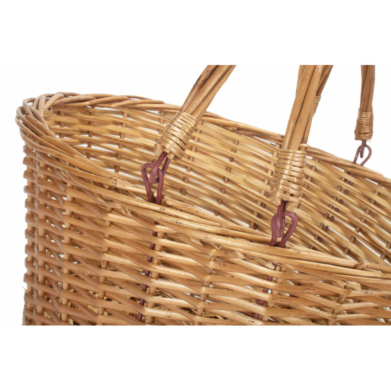 Swing Handled Wicker Shopping Basket