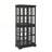 Curio Display Gorrell with Adjustable Shelves and Glass Doors, Ideal for Showcasing Collectibles in Home or Office, E26 Bulb Included