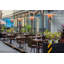 Chauffe-terrasse Sunjoy, chauffe-terrasse d'extérieur au propane 40 000 BTU avec conception de table d'appoint, brûleur en acier inoxydable, système d'arrêt automatique de sécurité pour usage commercial et résidentiel 