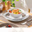 12 Piece Porcelain Dinnerware Sets, Service for 4
