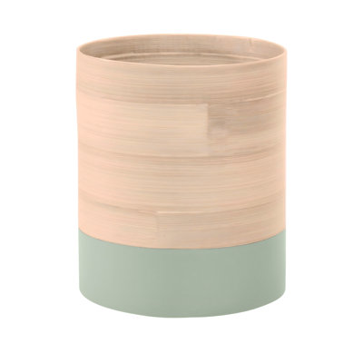 Bamboo Kitchen Utensil Organizer For Countertop,Modern Large Utensil Holder(Sage Green)