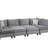 Velvet 8Pc Modular Sectional Sofa