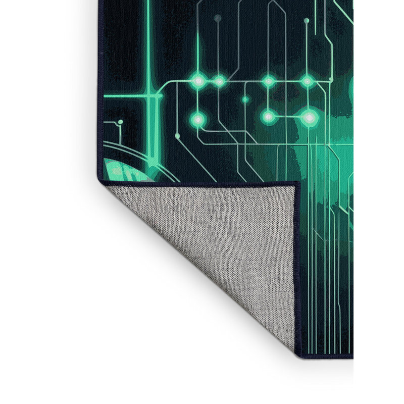 Tapis Etherial Trace, Rectangulaire 2 pi x 3 pi