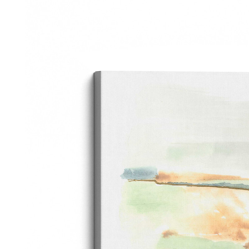 Sandy Sky Stripes, ensemble de 4 impressions, 20 po x 20 po, Toile tendue, Toile tendue