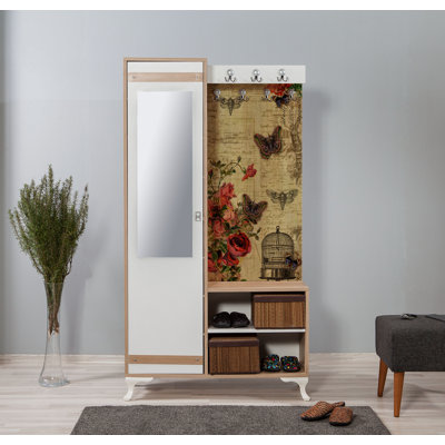 Binghampton Hall Tree 100cm Wide with Bench and Shoe Storage