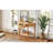Half Moon Console Table With Drawer & Shelf - Rustic Accent Table, Sofa Table For Entryway, Living Room, Hallway And Foyer-1142424990-1142424984