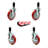 4-Piece Polyurethane Caster Set-88884221