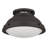 1-Light 11-in Dark Bronze Flush Mount
