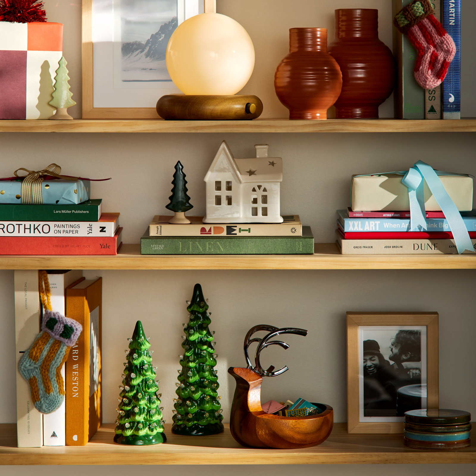 Glazed Stoneware Tabletop Tree