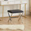 Tabouret de coiffeuse en simili cuir Pollman-1271683293