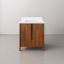 Sequoia 30 In. Single Sink Whitebrook Quartz Countertop Bath Vanity in Mango Wood-832483388