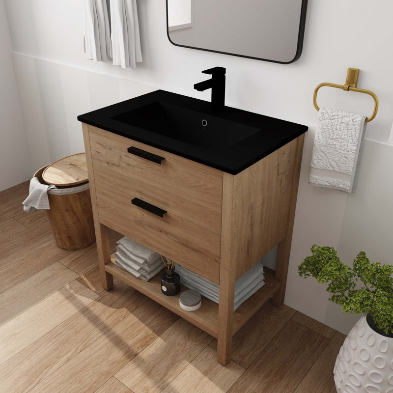 Contreplaqué de meuble-lavabo avec 2 tiroirs