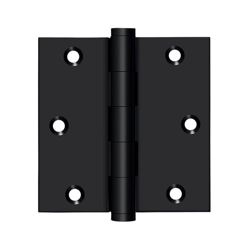 102'' x 102'' Butt Bearing Hinge, Black