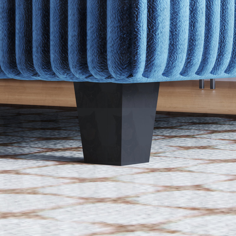 Canapés modulaires avec rangement, Bleu antique