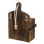 Solid Wood Rectangle Utensil Crock