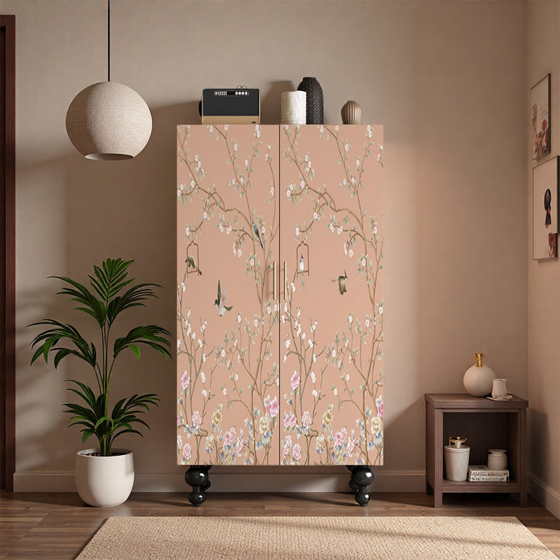 Armoire à portes doubles en pin