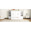 Grand lit escamotable avec tablettes, tiroirs et ports USB