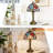 Vintage Tiffany Stained Glass Table Lamp (Bulb Include)