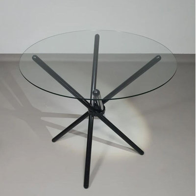 Manzana Tempered Glass Dining Table