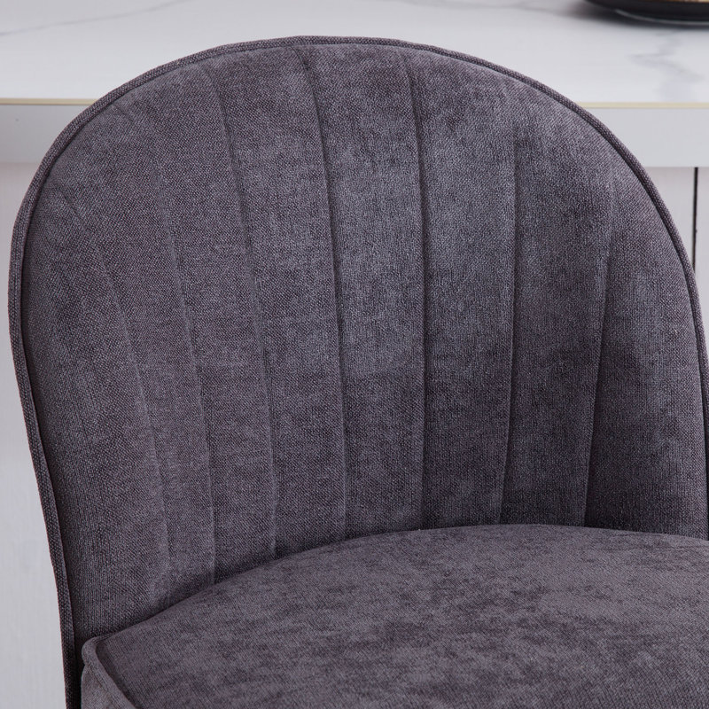 Swivel Counter Height Bar Stools, Dark Gray