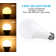 A21 3 Way LED Light Bulbs, E26 Base, UL & ES Listed
