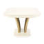 Fantosini Pedestal Dining Table - Creamy Pearl