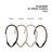 Zinc Shower Curtain Hook-60023794