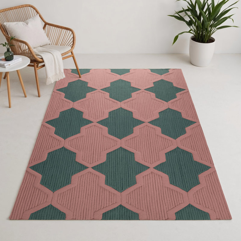 Tapis brun intérieur et extérieur Trellis, Rectangulaire 3 pi x 5 pi