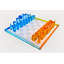 Lucite 15" Chess Set Multi Color