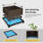 Bellago Self-Watering Plastic Planter Box-1935807425