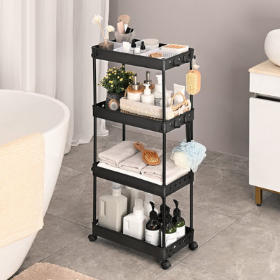 Puck 87.5cm H x 39cm W Utility Cart with Wheels