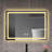 Bathroom Led Lighted Mirror - Fog Switch, Smooth Surface, Long Lasting Performance, Aluminium Coating, Long-Term Stability