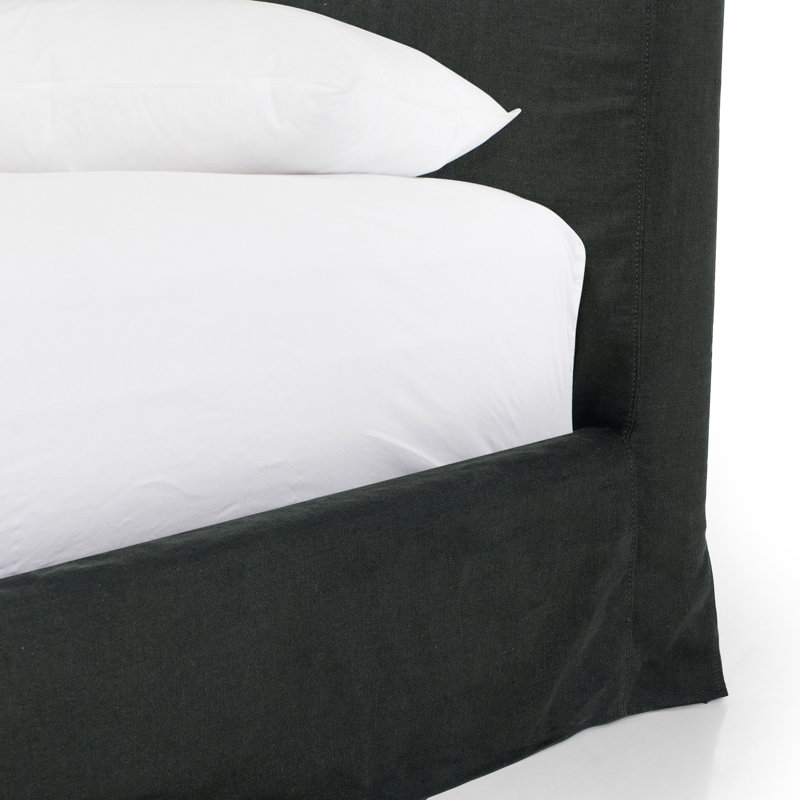 Daphne Upholstered Bed, Queen, Brussels Pine