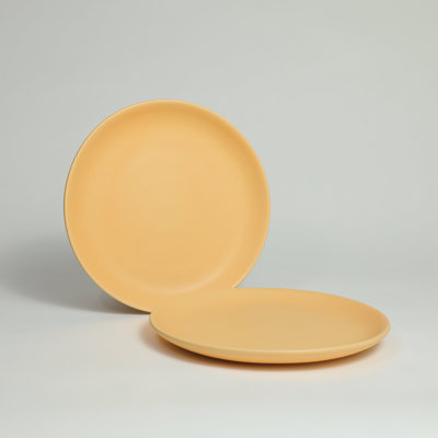 Assiette plate en grès (ensemble de 2) - XL