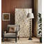 Paravent Mid-Century en bois massif pour salon