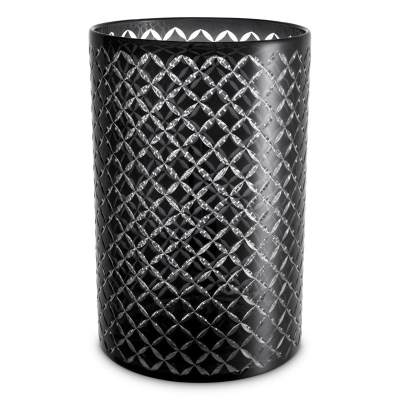 Gable Glass Tabletop Hurricane, 12.2" H x 8.27" W x 8.27" D