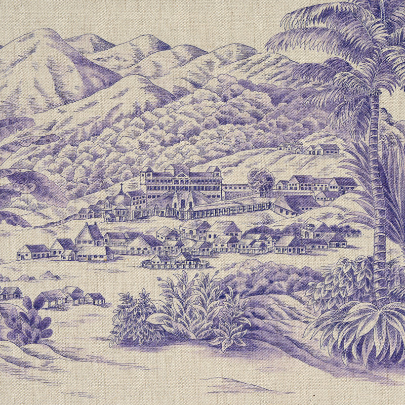Toile Schumacher x Victor Glemaud, Mauve